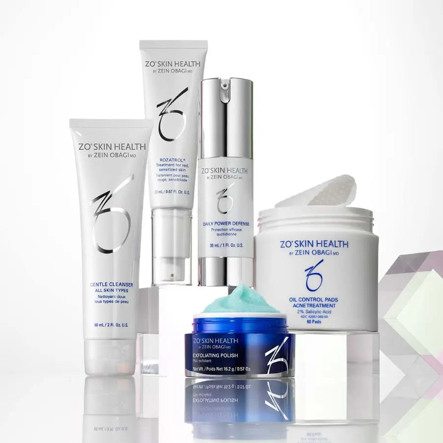 ZO Skin Health Redness & Sensitive Skin Treatment Kit – Rosacea & Redness Relief with Rozatrol® ZO Skin Health