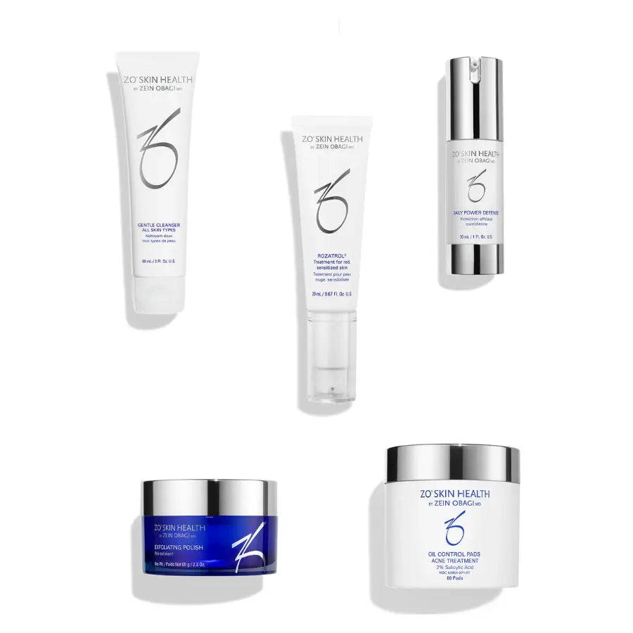 ZO Skin Health Redness & Sensitive Skin Treatment Kit – Rosacea & Redness Relief with Rozatrol® ZO Skin Health